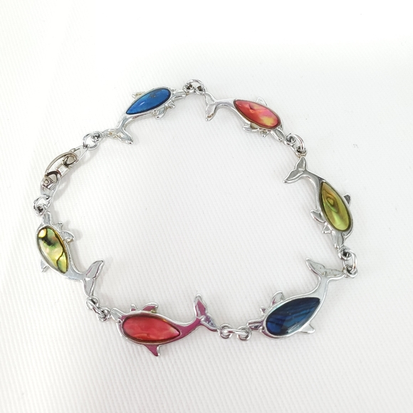 Silver Dolphin Bracelet - Picture 8 of 9